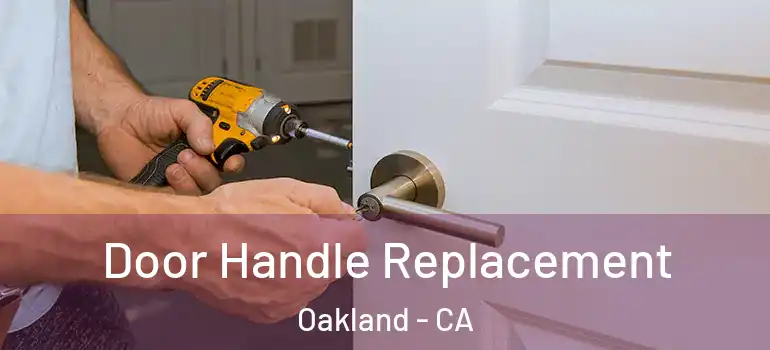  Door Handle Replacement Oakland - CA