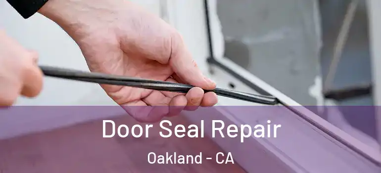  Door Seal Repair Oakland - CA