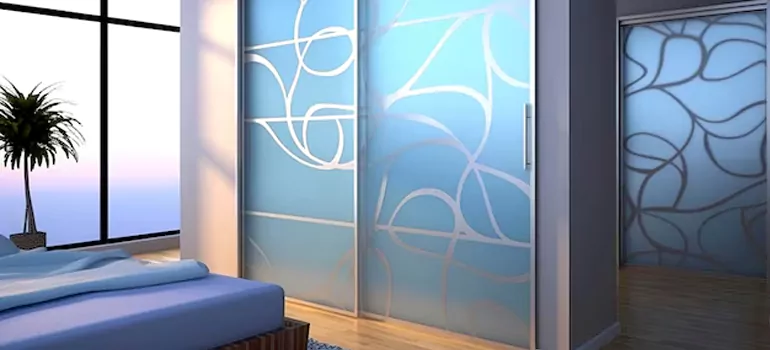 Frosting Glass Cabinet Doors in Oakland, CA