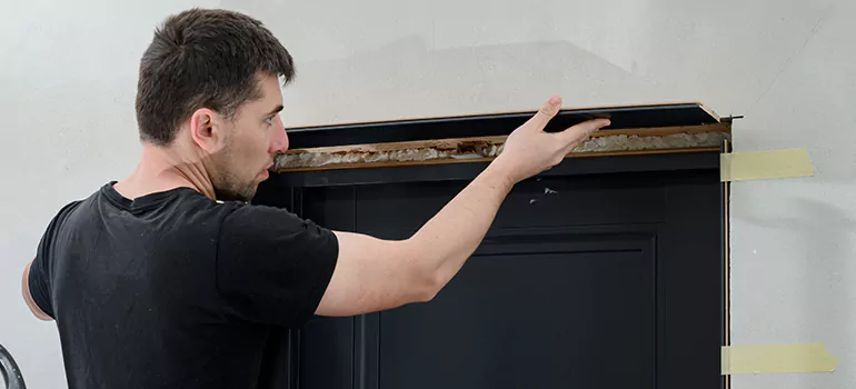 Wood Door Hole Repair in Oakland, CA